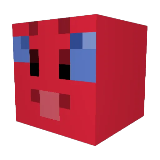 hamoodfortnite Minecraft avatar head, 3D render