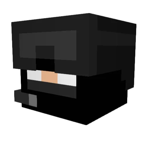 hampan6B Minecraft avatar head, 3D render