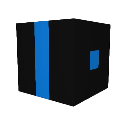 hamsiadam Minecraft avatar head, 3D render