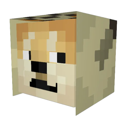 hamster12312112 Minecraft avatar head, 3D render
