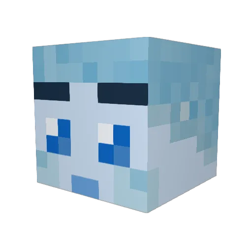 hamster_thief Minecraft avatar head, 3D render