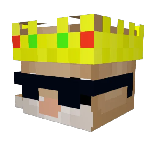hamsterking02 Minecraft avatar head, 3D render