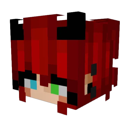 hamstrings25 Minecraft avatar head, 3D render