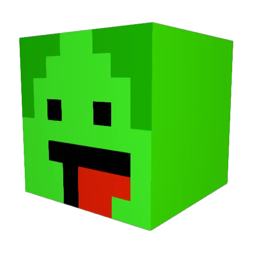 hamubon01 Minecraft avatar head, 3D render