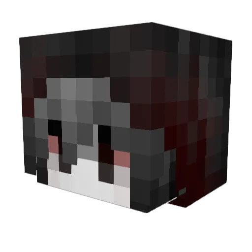 hamukunn21 Minecraft avatar head, 3D render