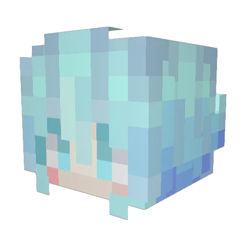 hamumu0125 Minecraft avatar head, 3D render