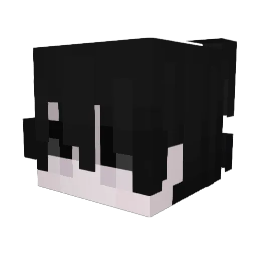 hamustro Minecraft avatar head, 3D render