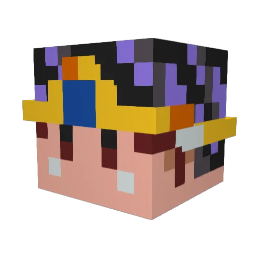 hamutaro5234 Minecraft avatar head, 3D render