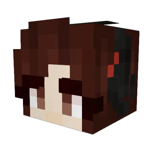 hamyes Minecraft avatar head, 3D render