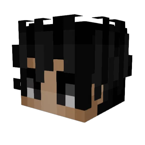 hamza331 Minecraft avatar head, 3D render