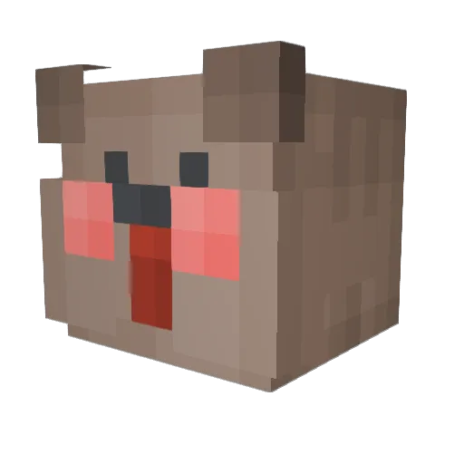hamza515 Minecraft avatar head, 3D render