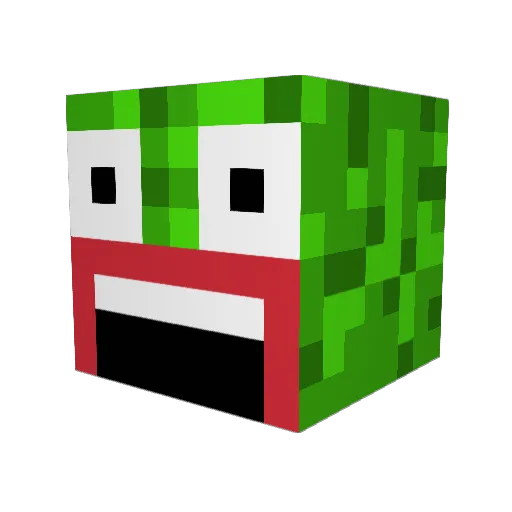 hamza545 Minecraft avatar head, 3D render