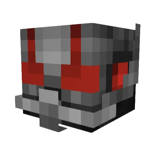 hamzabol Minecraft avatar head, 3D render