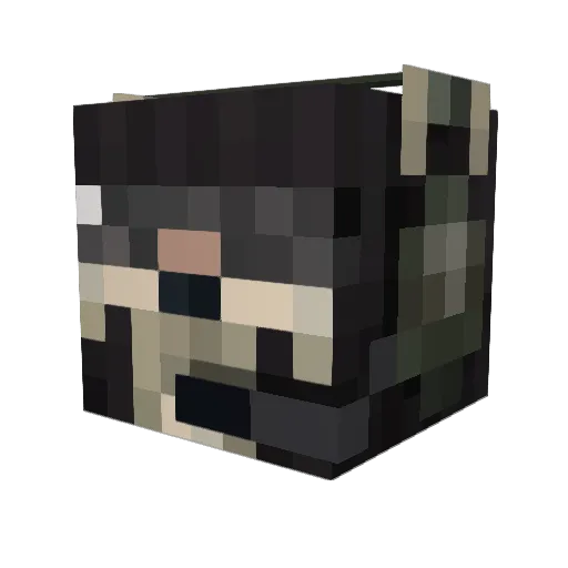 hamzaconnection Minecraft avatar head, 3D render