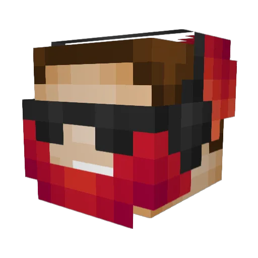 hamzahali2006 Minecraft avatar head, 3D render