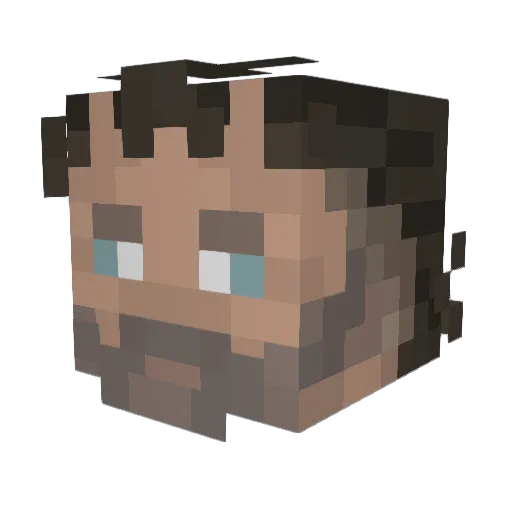 hamzanextdoorr Minecraft avatar head, 3D render