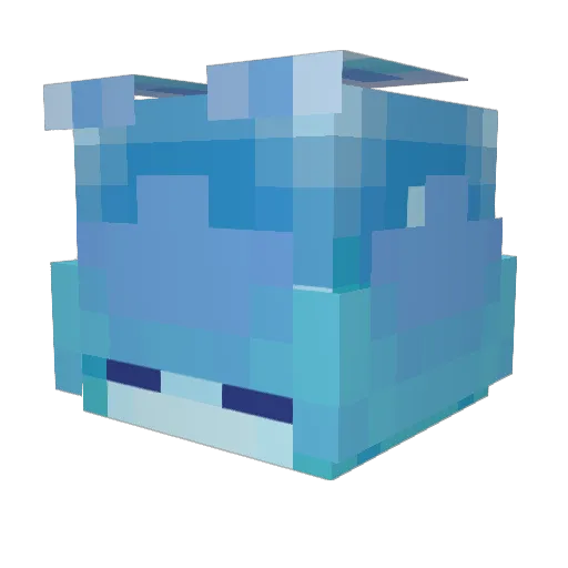 han1slaw Minecraft avatar head, 3D render