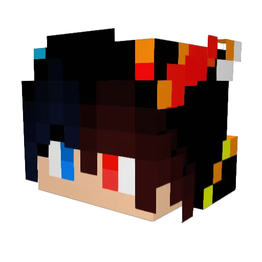 han5260 Minecraft avatar head, 3D render