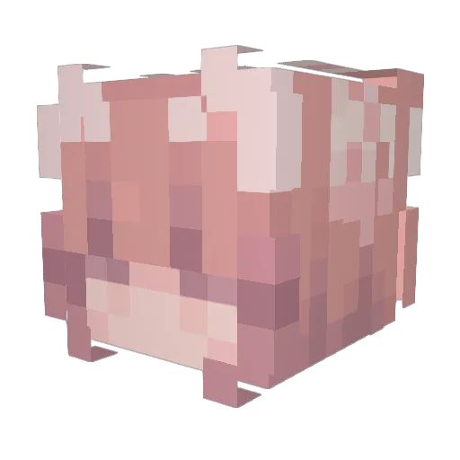 hana483 Minecraft avatar head, 3D render