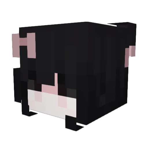 hana83 Minecraft avatar head, 3D render