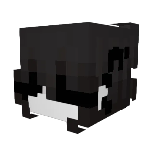 hanabiraa Minecraft avatar head, 3D render
