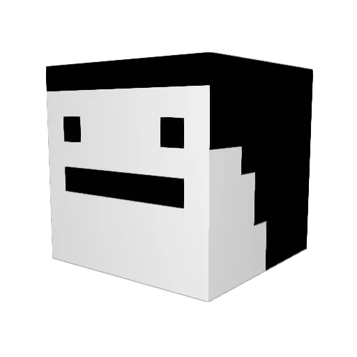hanband0 Minecraft avatar head, 3D render