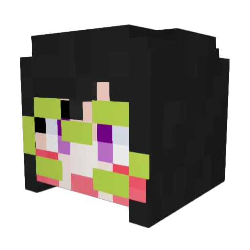 hanbin__1 Minecraft avatar head, 3D render