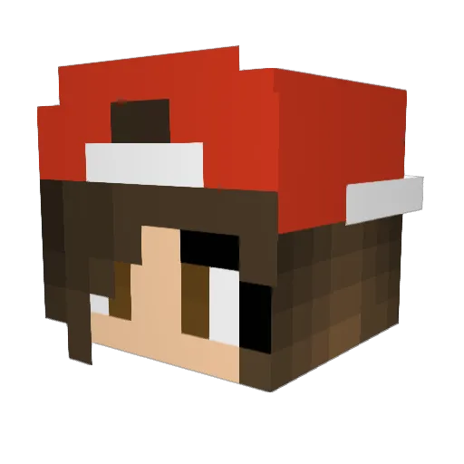 hand_me_a_bow Minecraft avatar head, 3D render