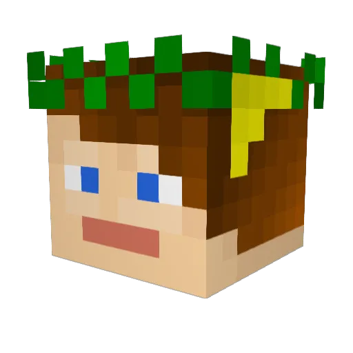 handballer10 Minecraft avatar head, 3D render