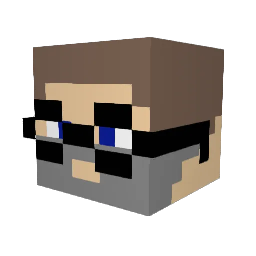 handee20001 Minecraft avatar head, 3D render