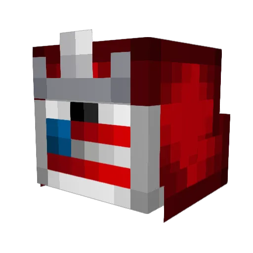handingoutsmoke Minecraft avatar head, 3D render