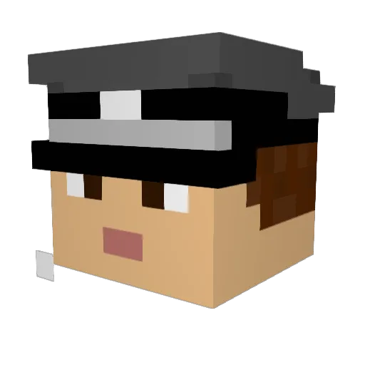 handyjimogg Minecraft avatar head, 3D render