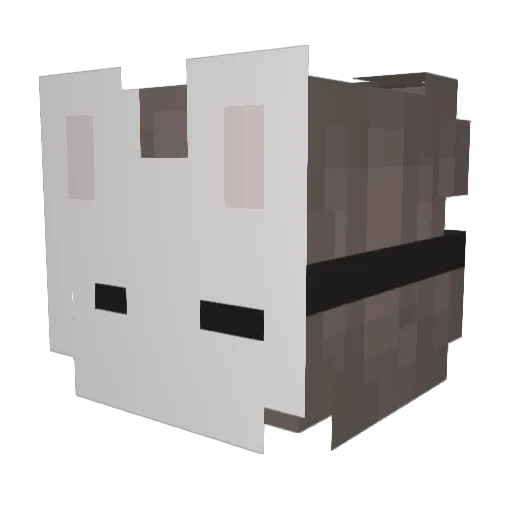 hangukks Minecraft avatar head, 3D render