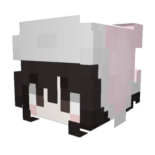 hanhan727 Minecraft avatar head, 3D render