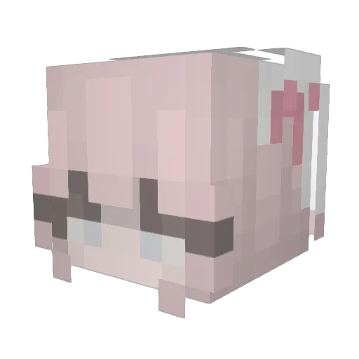 haniheke Minecraft avatar head, 3D render