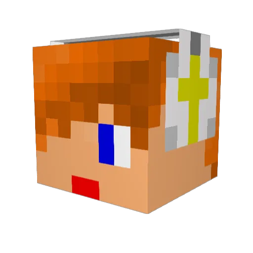 hanil5645 Minecraft avatar head, 3D render