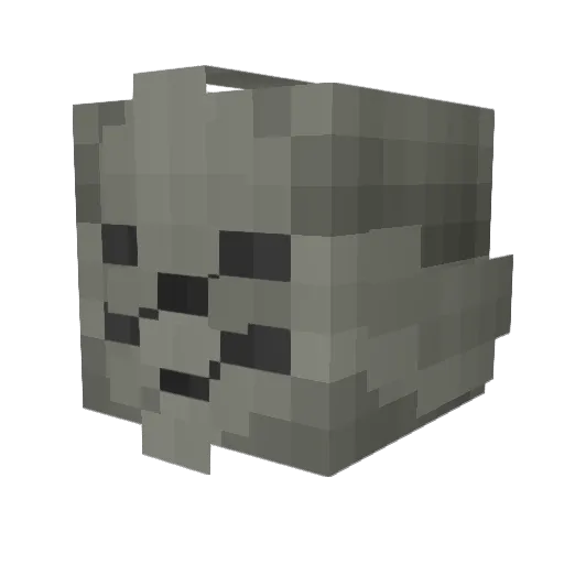 hanilala Minecraft avatar head, 3D render