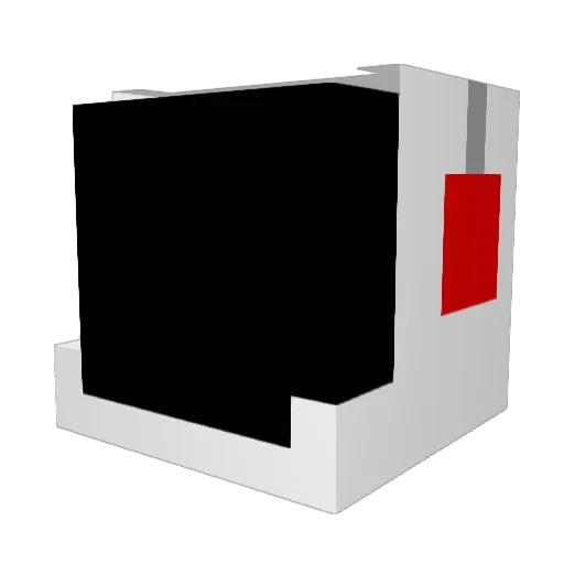 hanjambo Minecraft avatar head, 3D render
