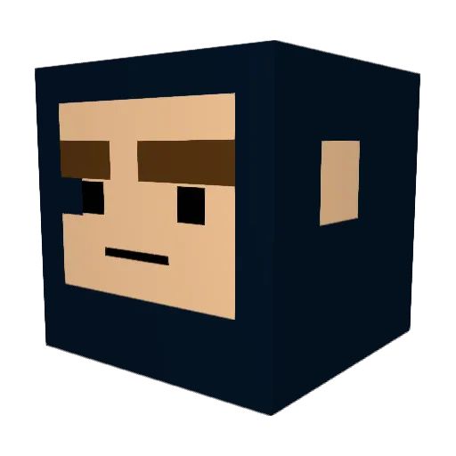 hank123456 Minecraft avatar head, 3D render