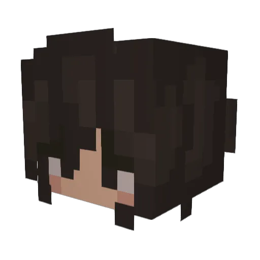hanna250920 Minecraft avatar head, 3D render