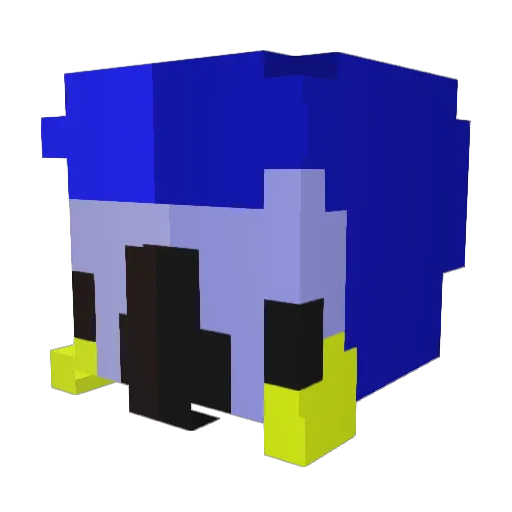 hannah1582 Minecraft avatar head, 3D render