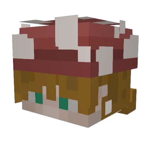 hannah394 Minecraft avatar head, 3D render