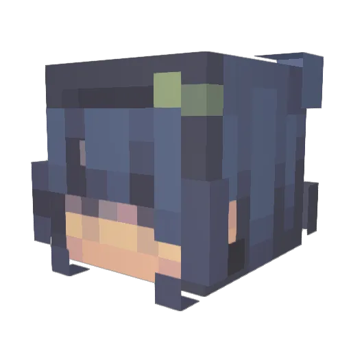 hannah_231244 Minecraft avatar head, 3D render