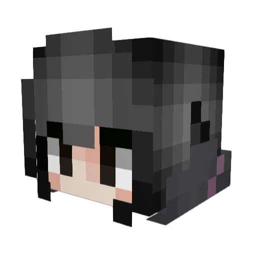 hannah_nickels Minecraft avatar head, 3D render