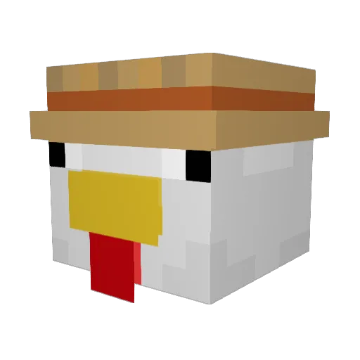 hannaha80 Minecraft avatar head, 3D render