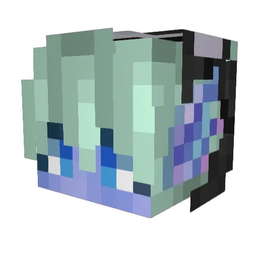 hannahismcfly Minecraft avatar head, 3D render