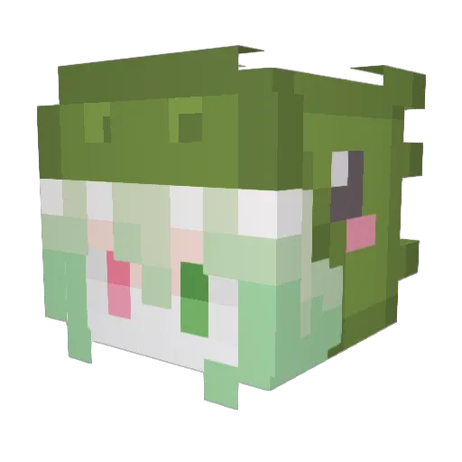 hannaseraphim Minecraft avatar head, 3D render