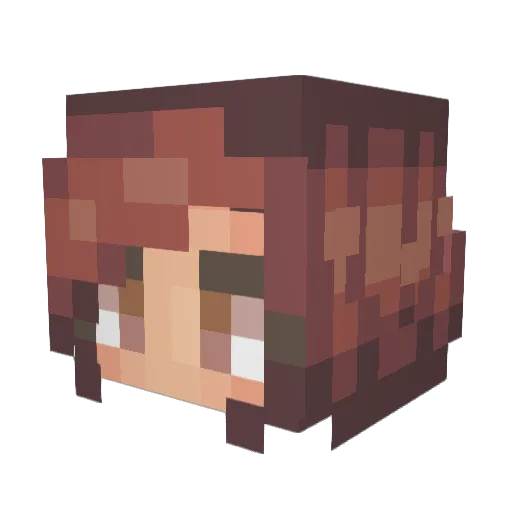 hannat2268 Minecraft avatar head, 3D render