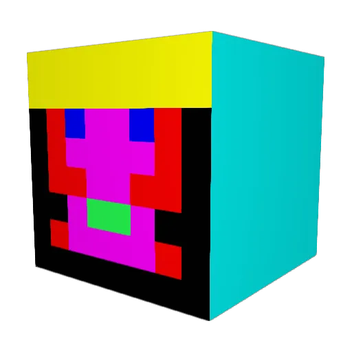 hannesminer Minecraft avatar head, 3D render