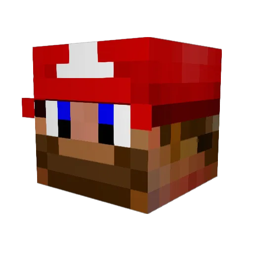 hanneswehrmann Minecraft avatar head, 3D render